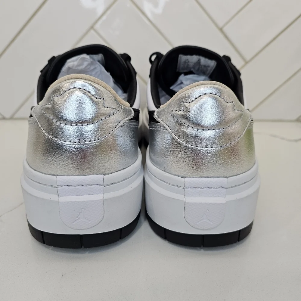 Nike Air Jordan 1 Elevate Women's Size 11.5 Black Silver - Picture 8 of 10